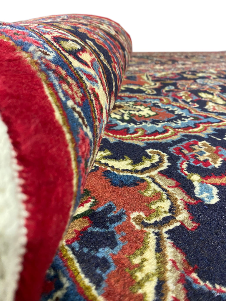 9 x 10.9 Traditional Iran Persian Mashad Rug #F-6984