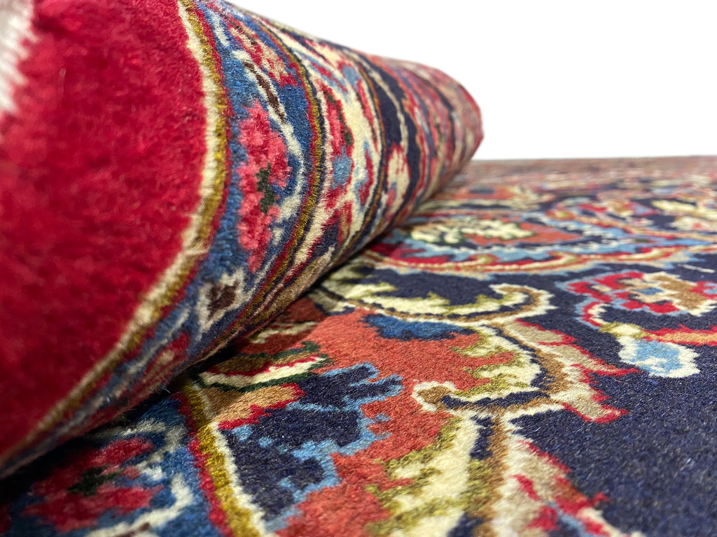 9 x 10.9 Traditional Iran Persian Mashad Rug #F-6984