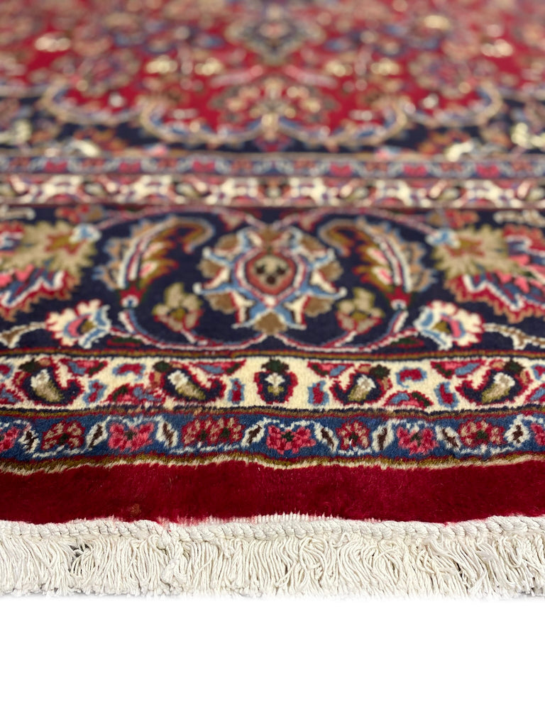 9 x 10.9 Traditional Iran Persian Mashad Rug #F-6984