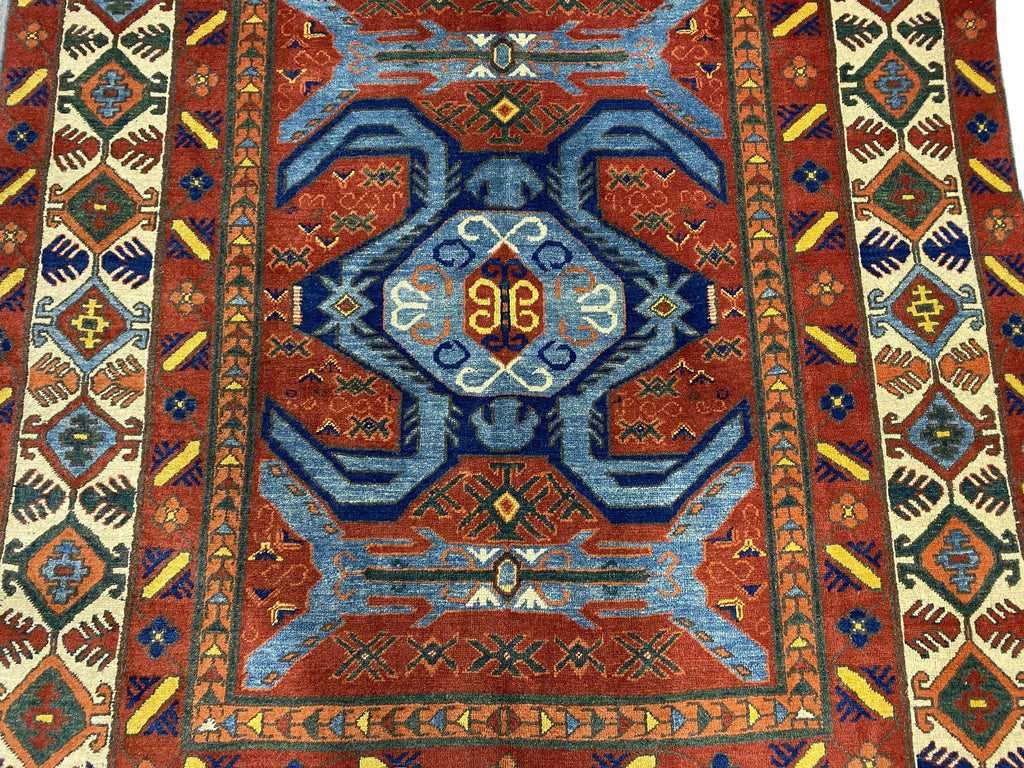 5.2 x 6.5 Center Medallion Russian Kazak Rug 9218