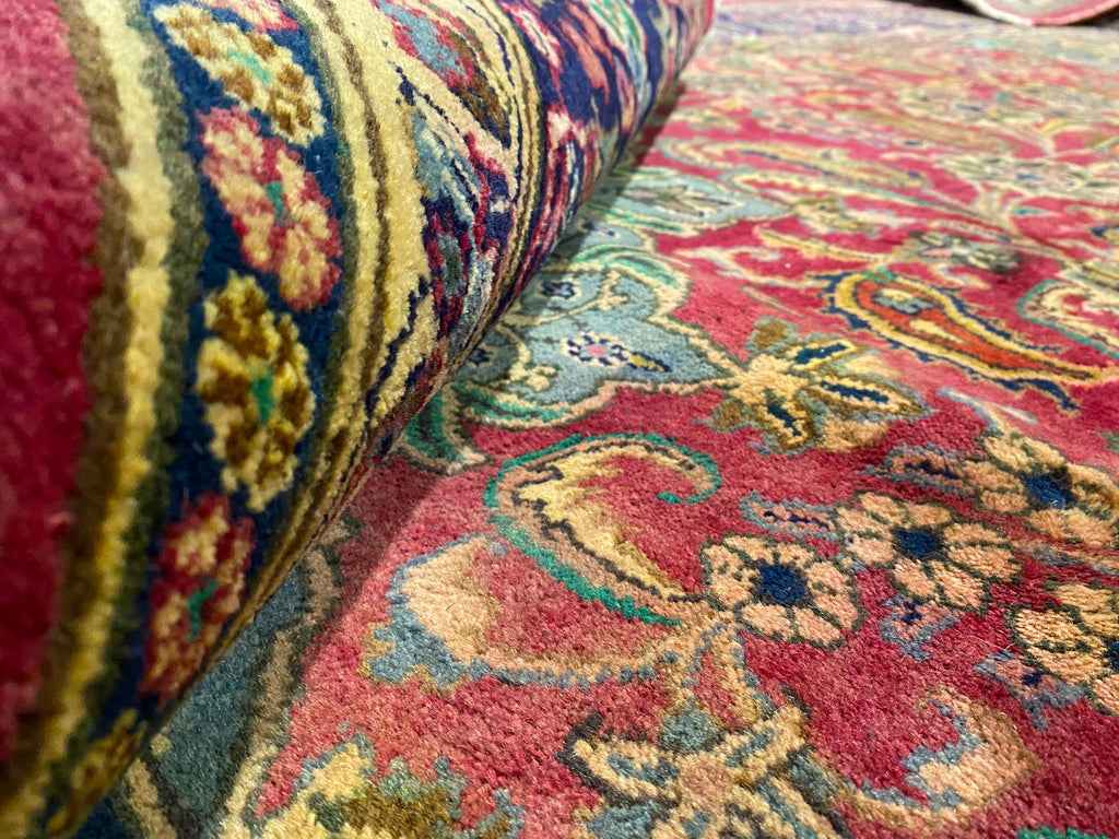 10 x 13.3 Persian Traditional Rug Red Green Sale #F-6986