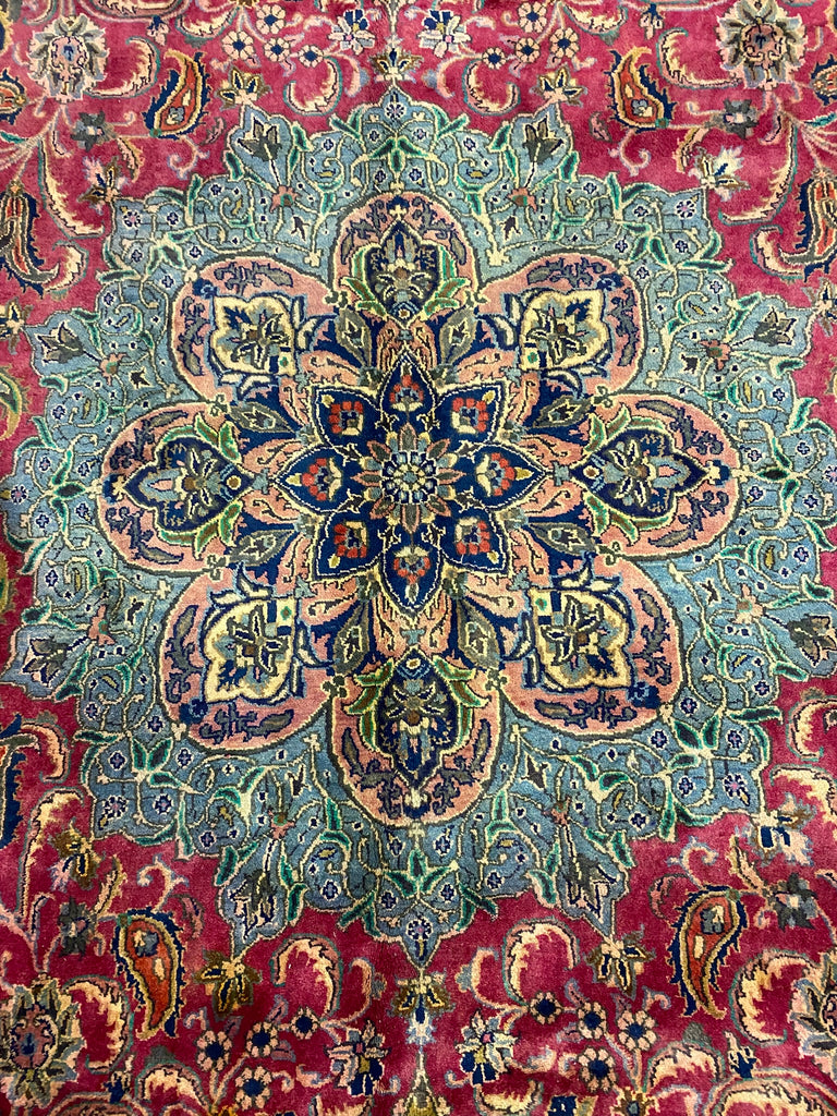 10 x 13.3 Persian Traditional Rug Red Green Sale #F-6986