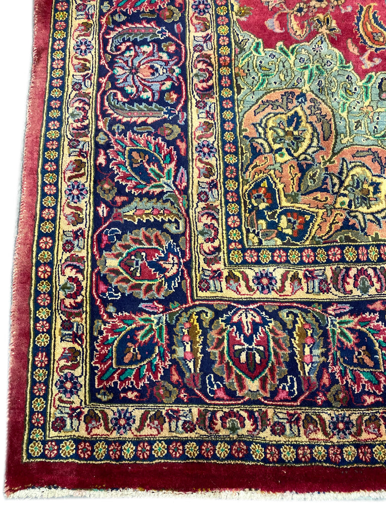 10 x 13.3 Persian Traditional Rug Red Green Sale #F-6986