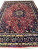Load image into Gallery viewer, 9.3 x 13.4 Signed Persian Pre Owned Mashad Rug 