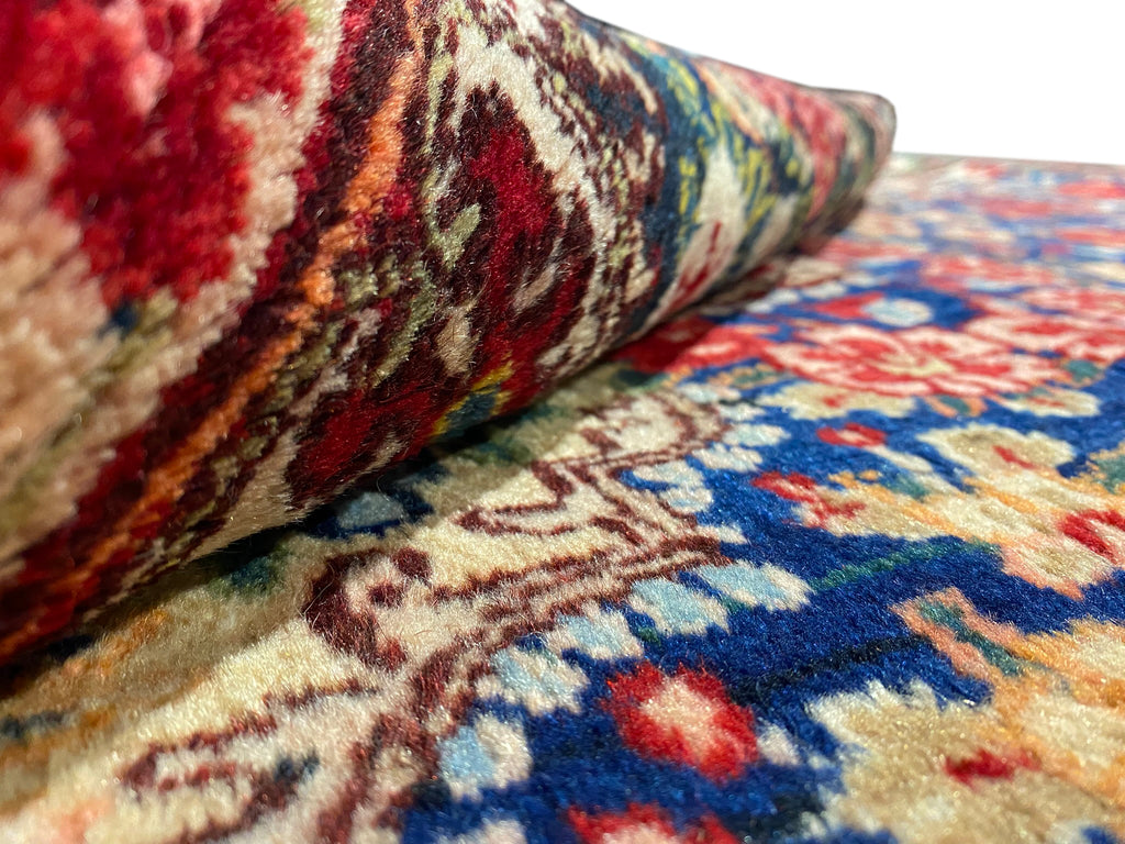 10 x 13 Persian Kerman Rug 1980's Open Field #F-6988