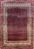 Load image into Gallery viewer, 5.4 x 7.8 Red Semi Antique Persian Mir Rug 72621