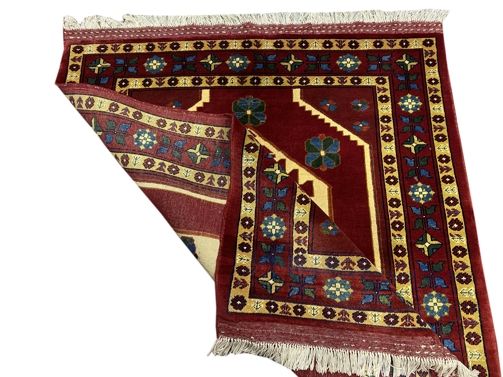4 x 4.7 Handmade Square Kazak Rug #PIX-6996