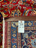 Load image into Gallery viewer, 8 x 11.8 Genuine Persian Kashan Rug Classic Red Blue Traditional #F-6990