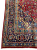 Load image into Gallery viewer, 8 x 11.8 Genuine Persian Kashan Rug Classic Red Blue Traditional #F-6990