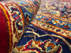 Load image into Gallery viewer, 8 x 11.8 Genuine Persian Kashan Rug Classic Red Blue Traditional #F-6990