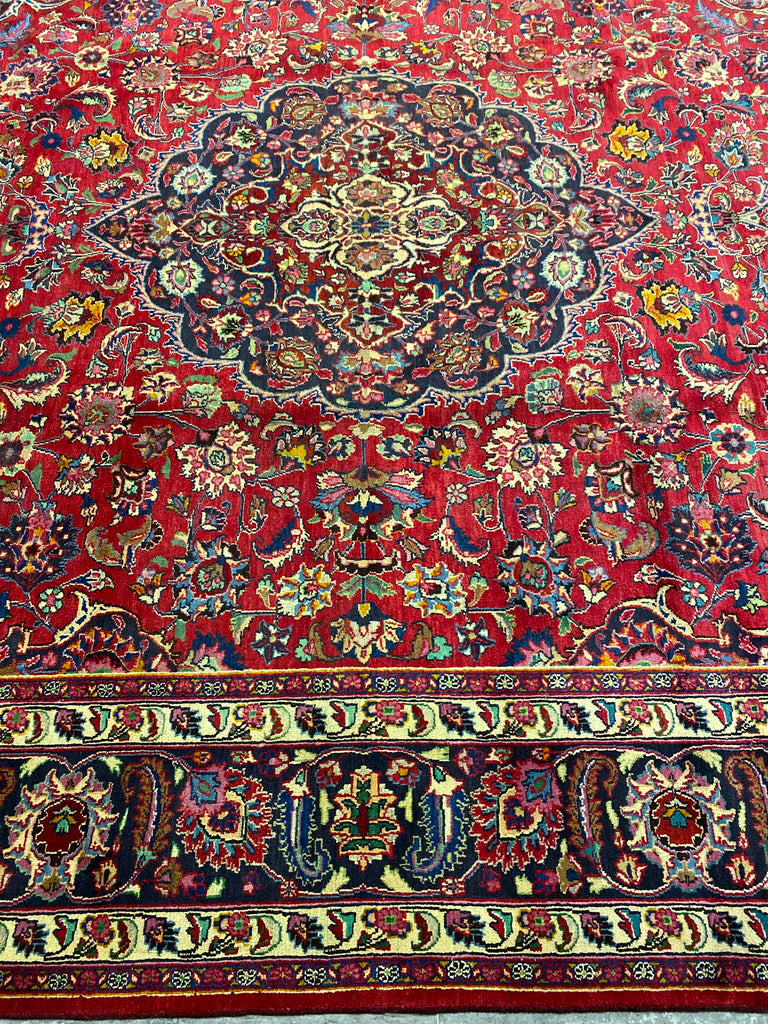 9.7 x 12.8 Signed Persian Rug #F-6991
