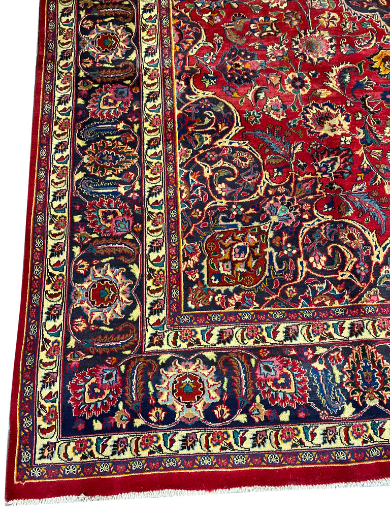 9.7 x 12.8 Signed Persian Rug #F-6991