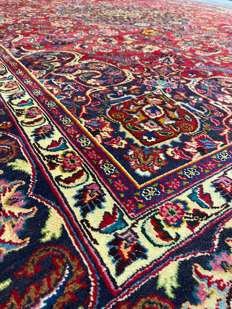 9.7 x 12.8 Signed Persian Rug #F-6991