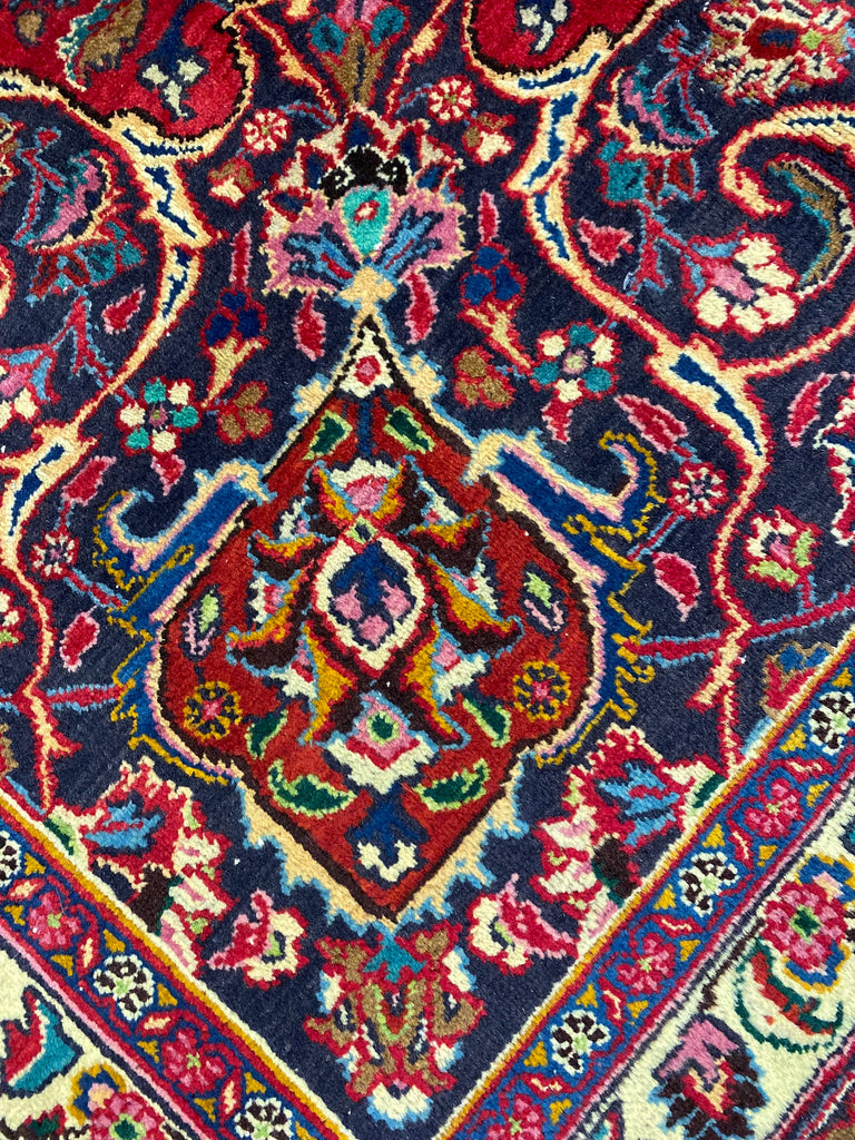 9.7 x 12.8 Signed Persian Rug #F-6991