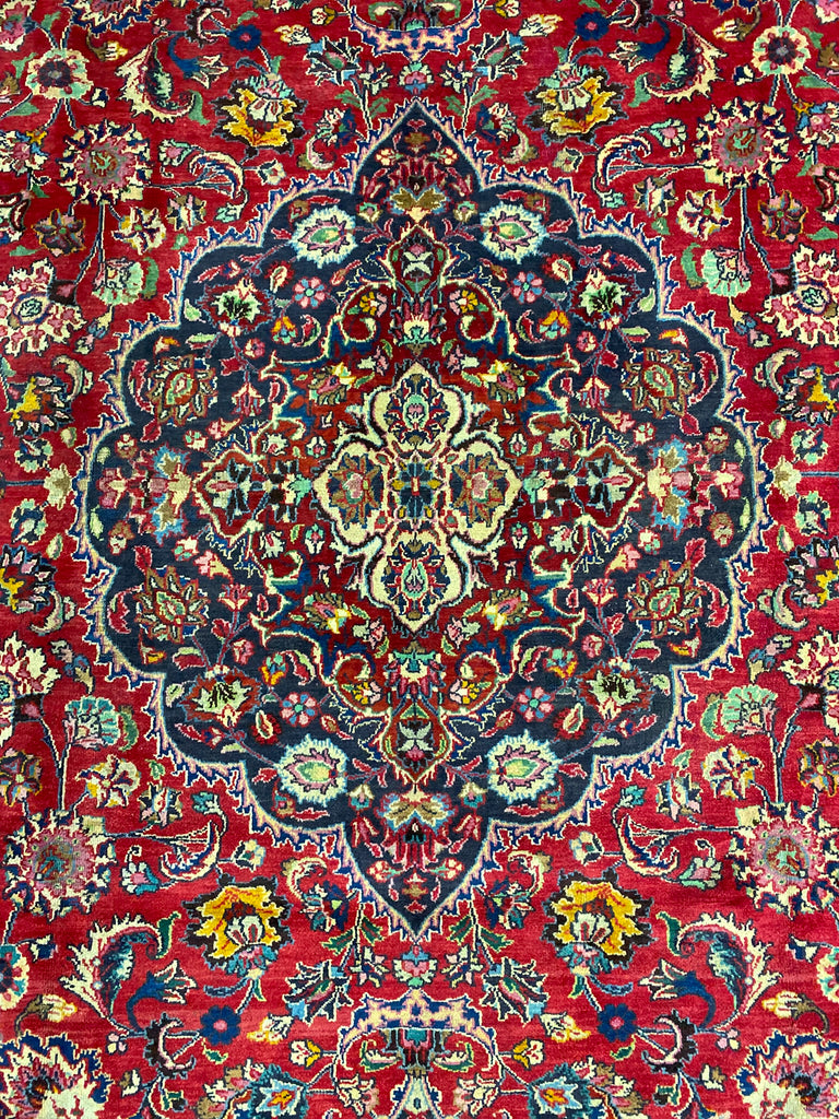 9.7 x 12.8 Signed Persian Rug #F-6991