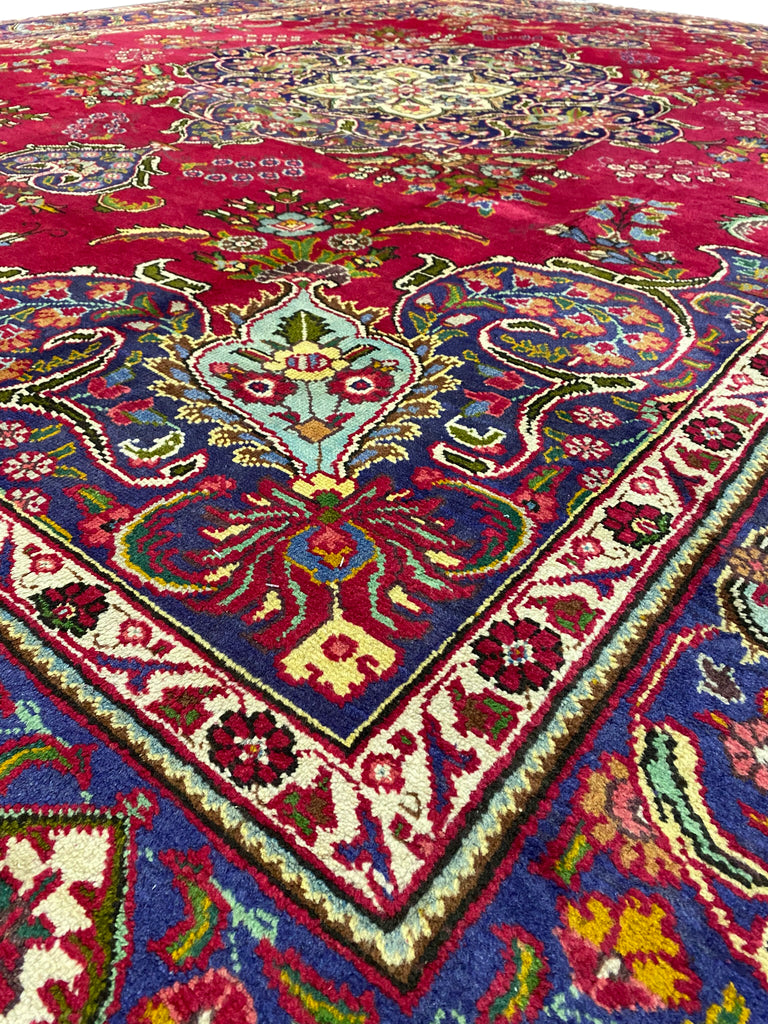 9.8 x 12.6 Authnetic Persian Tabriz Rug Wool Clearance Sale #F-6992