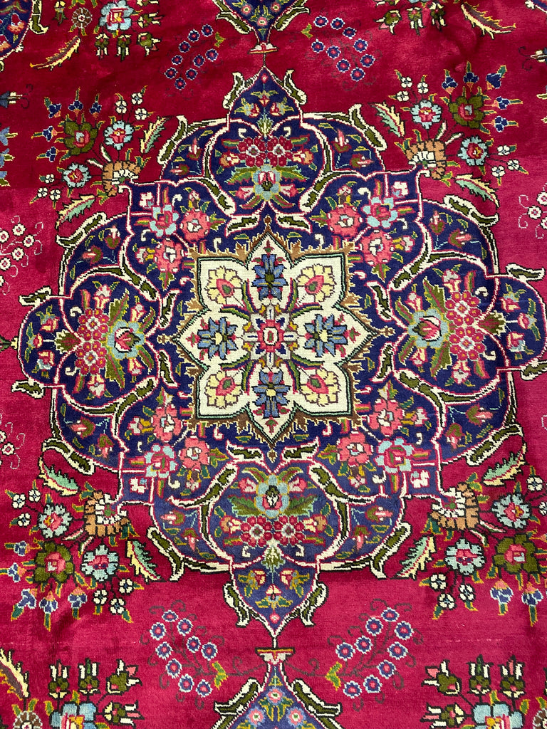 9.8 x 12.6 Authnetic Persian Tabriz Rug Wool Clearance Sale #F-6992
