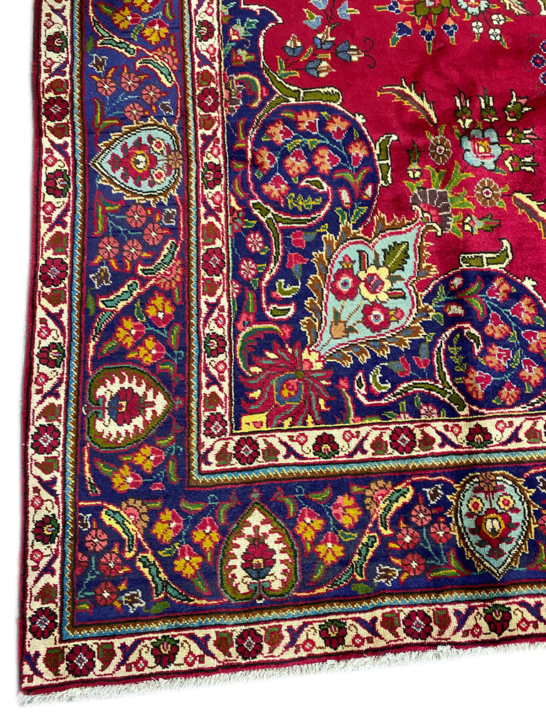 9.8 x 12.6 Authnetic Persian Tabriz Rug Wool Clearance Sale #F-6992