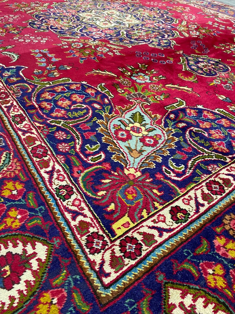 9.8 x 12.6 Authnetic Persian Tabriz Rug Wool Clearance Sale #F-6992