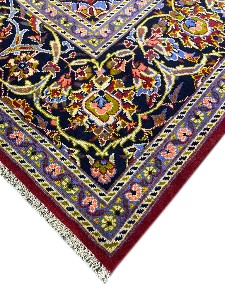 7.9 x 11.3 Authentic Persian Kashan Rug Classic Traditional #F-6993