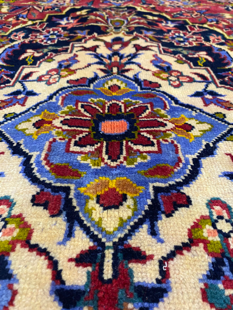 7.9 x 11.3 Authentic Persian Kashan Rug Classic Traditional #F-6993