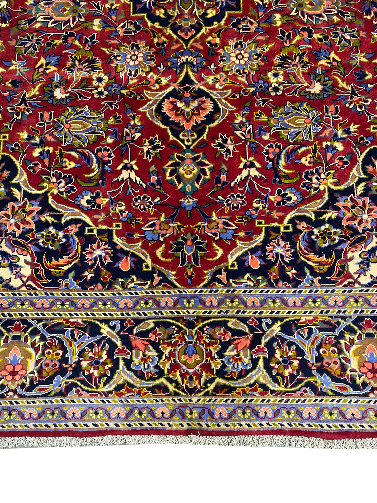 7.9 x 11.3 Authentic Persian Kashan Rug Classic Traditional #F-6993