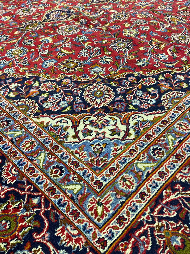 9 x 12.9 Semi-Antique Persian Joshagan Rug #F-6994