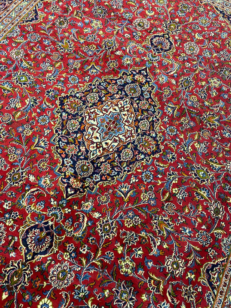 9 x 12.9 Semi-Antique Persian Joshagan Rug #F-6994