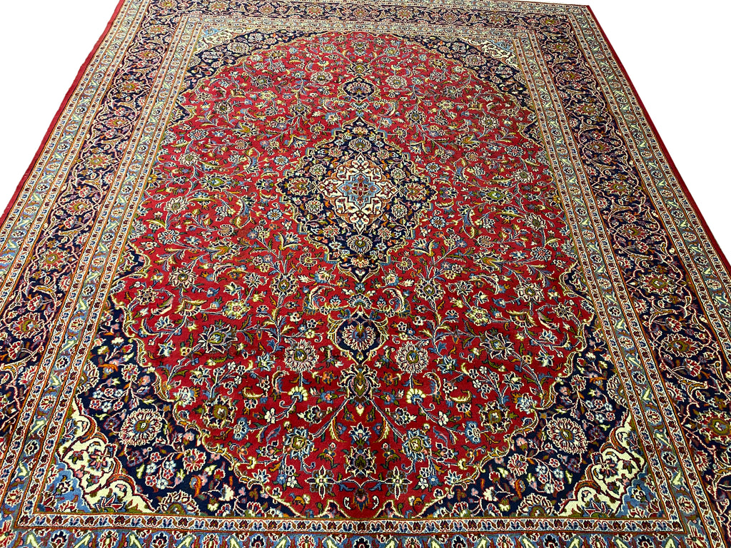 9 x 12.9 Semi-Antique Persian Joshagan Rug #F-6994