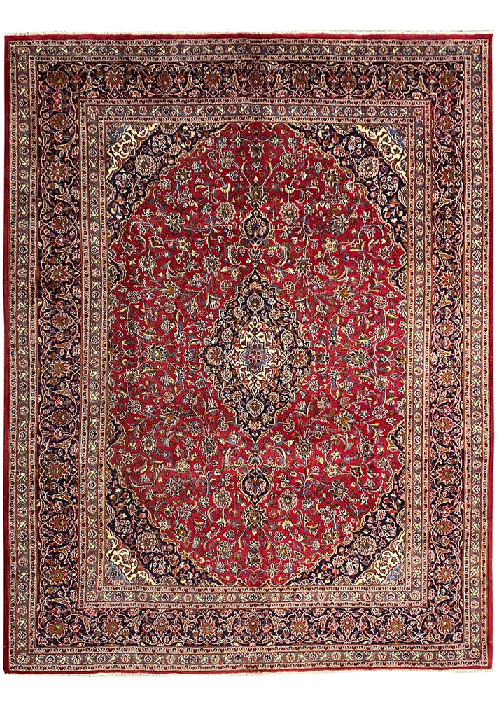 9 x 12.9 Semi-Antique Persian Joshagan Rug #F-6994