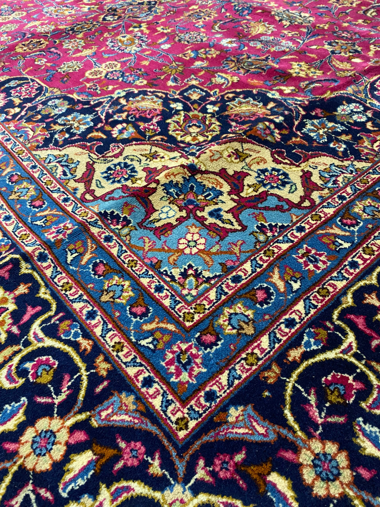 10 x 13 Quality Persian Kashan Rug Traditional Classic  1181