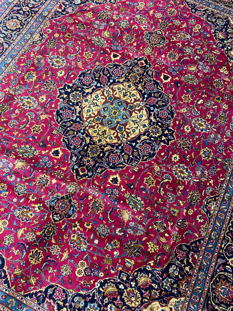 10 x 13 Quality Persian Kashan Rug Traditional Classic  1181