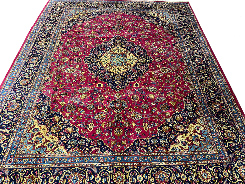 10 x 13 Quality Persian Kashan Rug Traditional Classic  1181