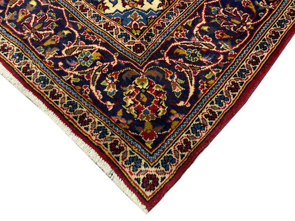 5 x 8 Semi-Antique Persian Kashan Rug 74510