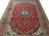 Load image into Gallery viewer, 9.8 x 13.2 Red Handmade Craftsmanship Persian Kashan Rug 7007