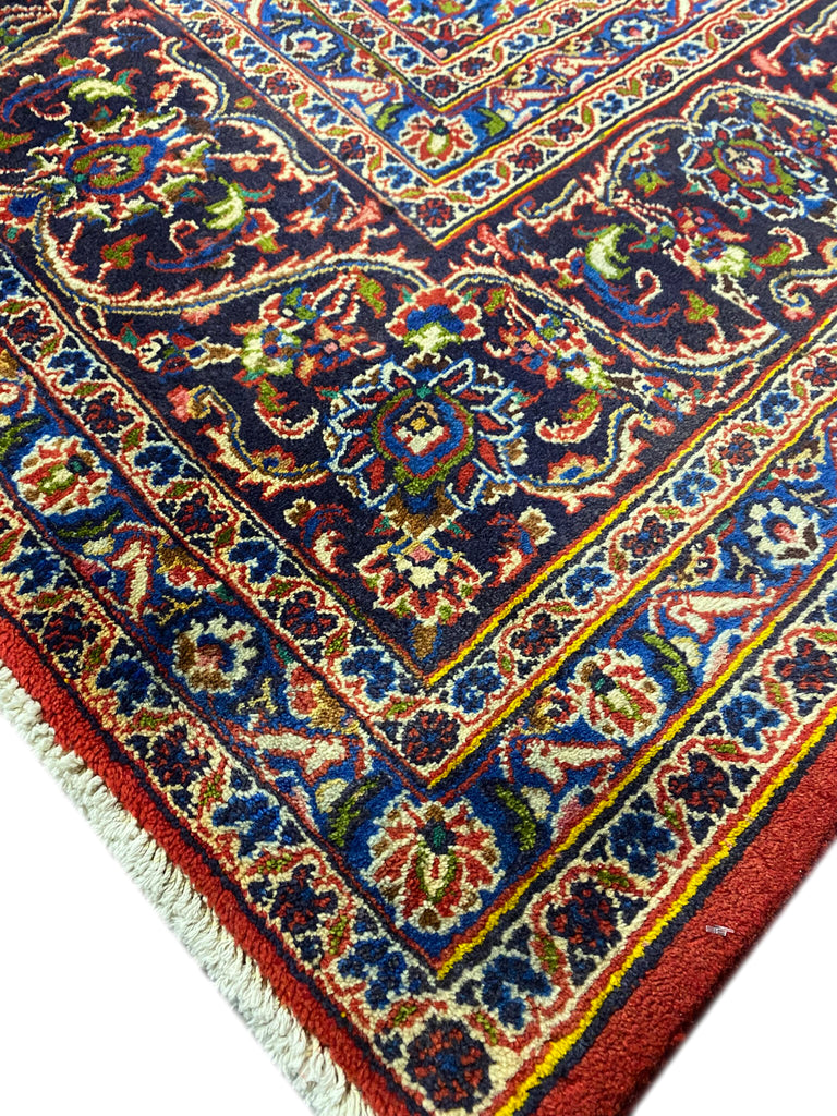 9.7 x 12.6 Classic Quality Persian Kashan Rug #F-6995