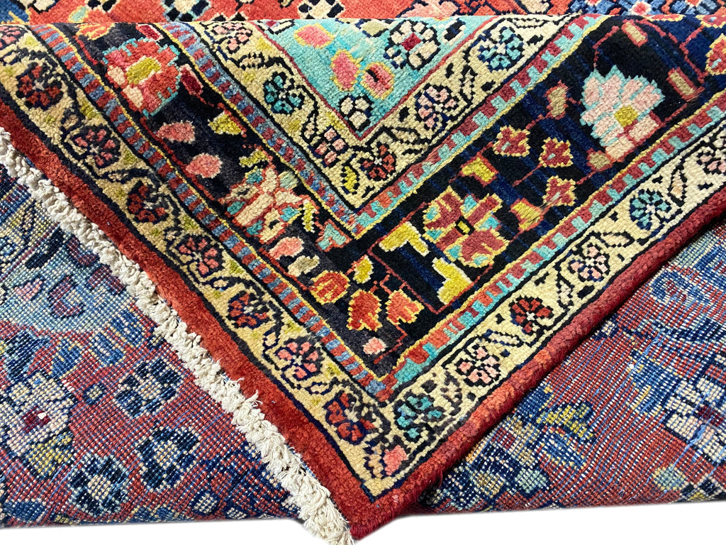 5.6 x 10 Antique Persian Sarouk Rug #B-72451