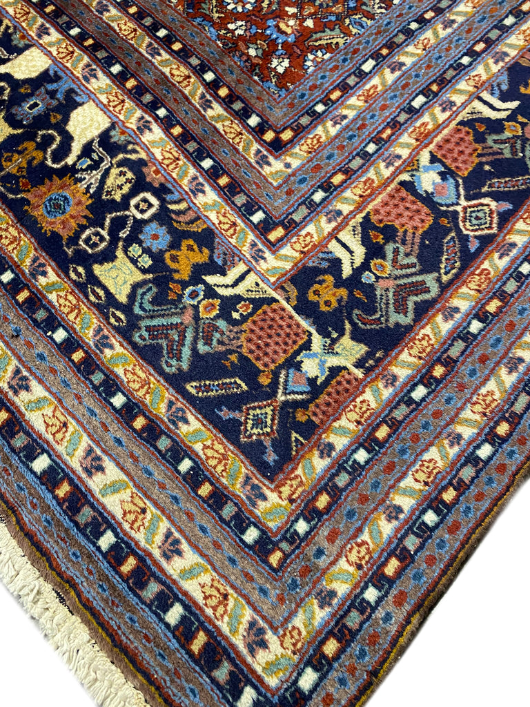 4.0 x 7.0 Persian Tribal Lilihan Rug #PIX-23206