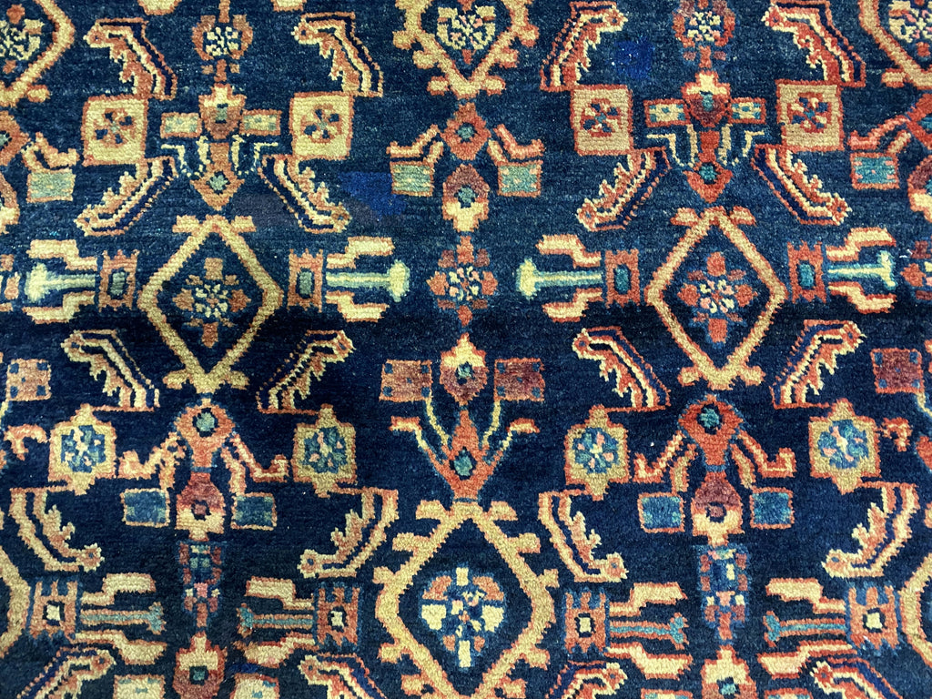 5.4 x 6.6 Persian Nahavand Herat Squarish Rug #5819