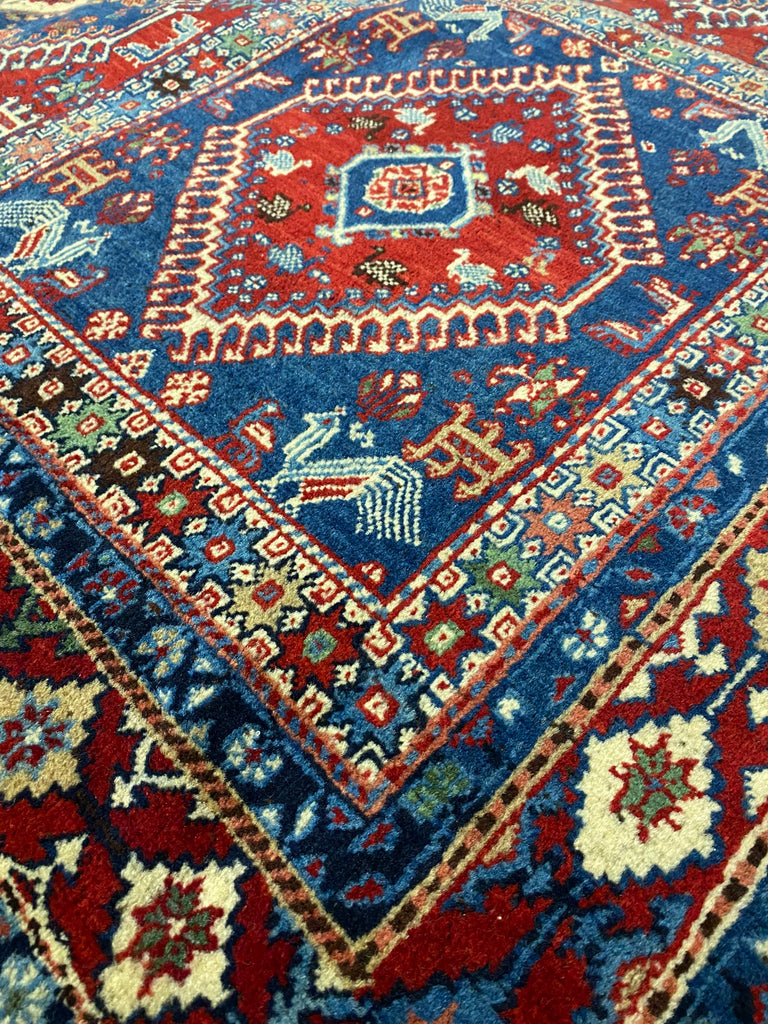 6.6 x 10.6 Persian Yalameh Rare Rug BEST TRIBAL WOOL CARPET #B-79995