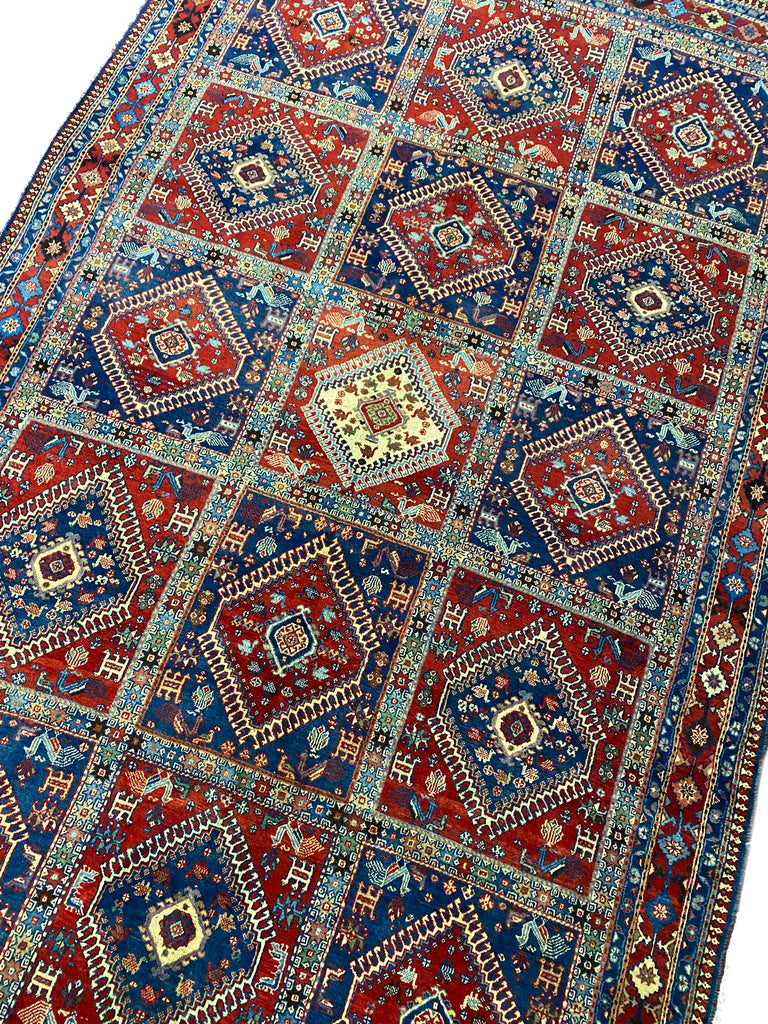 6.6 x 10.6 Persian Yalameh Rare Rug BEST TRIBAL WOOL CARPET #B-79995