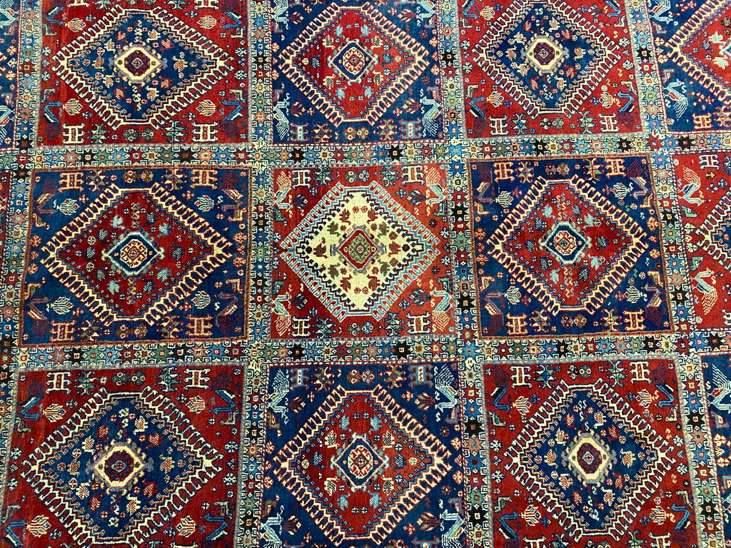 6.6 x 10.6 Persian Yalameh Rare Rug BEST TRIBAL WOOL CARPET #B-79995
