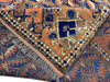 Load image into Gallery viewer, 4 x 6 Dark Blue Afghan Handmade Wool Tribal Herat Rug #F-6998