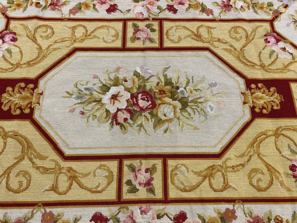 3 x 5 Handmade No Pile- Flat Tapestry Weave Needle Point Rug #F-6999