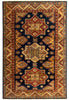Load image into Gallery viewer, 5.5 x 7.8 Navy Blue Super Kazak Rug 28215