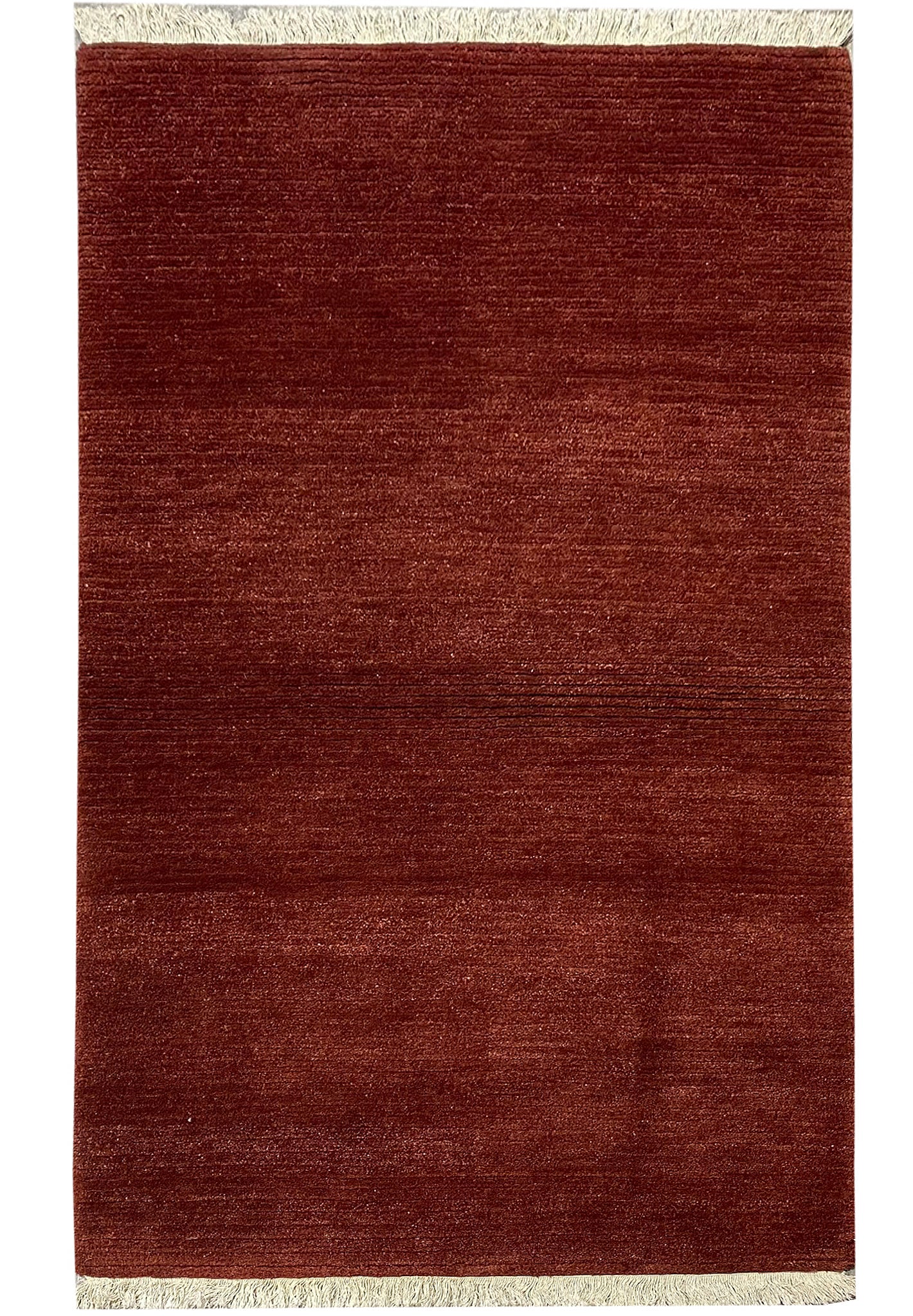 Rustic Wool Rug 3 x 5 Rich Rustic Red Contemporary Handmade India Wool Rug #F-3001 ...