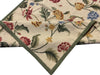 Load image into Gallery viewer, 3 x 5 Floral Bird Peacock Beautiful Needle Point Rug #F-3002