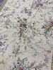 Load image into Gallery viewer, 4 x 6 Handmade 	No Pile- Flat Tapestry Weave Pile Needle Point Floral Rug #F-3003