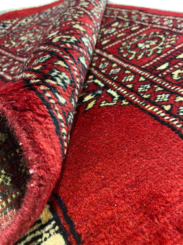 2.7 x 8.5 Handmade Bokhara Imported Pakistan Wool Runner #F-3006
