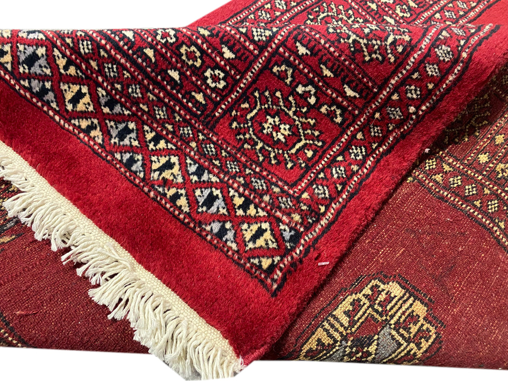 2.7 x 8.5 Handmade Bokhara Imported Pakistan Wool Runner #F-3006